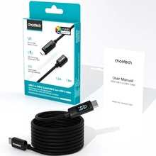Кабель CHOETECH XCC-1064 USB Type-C - USB Type-C 1.2 м Black