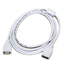 Кабель ATCOM USB 2.0 AF/AF 1.8m white (15647)