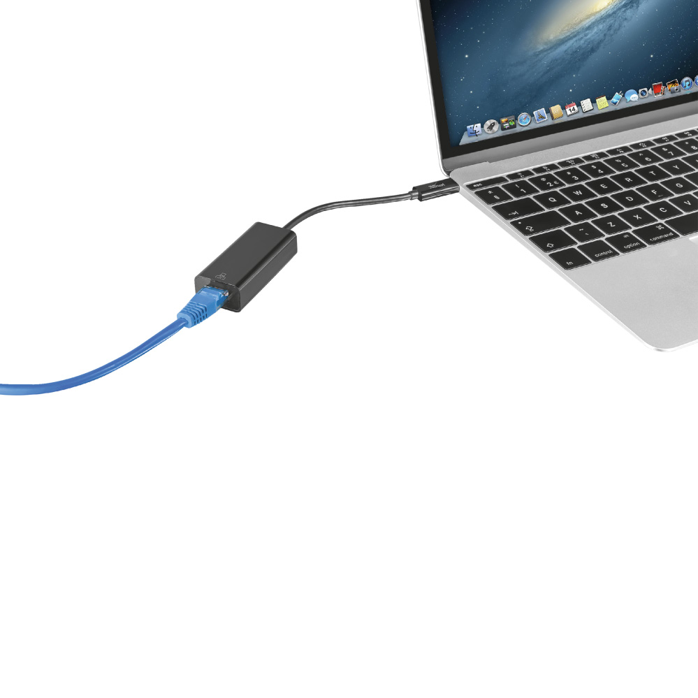 Адаптер TRUST USB-C TO ETHERNET ADAPTER (21491) Версия USB 3.1 Type-C