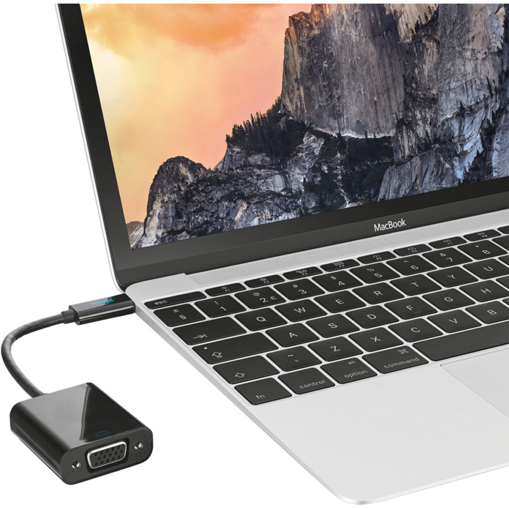 Переходник TRUST USB-C to VGA adapter Вид переходник