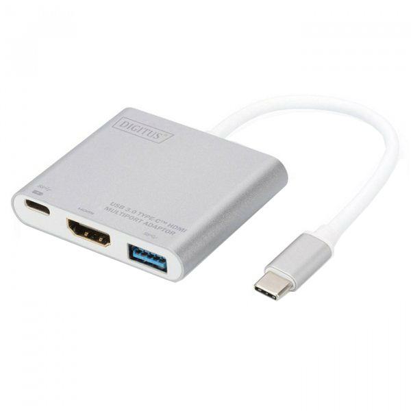 

Адаптер DIGITUS USB 4K 30Hz HDMI/USB 3.0/USB-C (DA-70838-1), USB 4K 30Hz HDMI, USB 3.0, USB-C