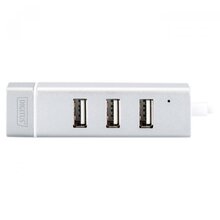 Перехідник DIGITUS USB Type-C, 3xUSB+Fast Ethernet (DA-70253)