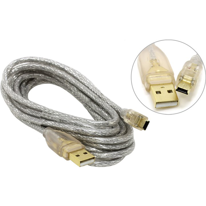 Кабель HAMA 41534 USB 2.0 A plug- mini B plug, 3m