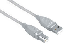 Кабель HAMA 45021/б USB A plug - B plug, 1.8m