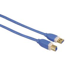 Кабель HAMA 39671 USB 3.0 A plug - B plug 1.8м