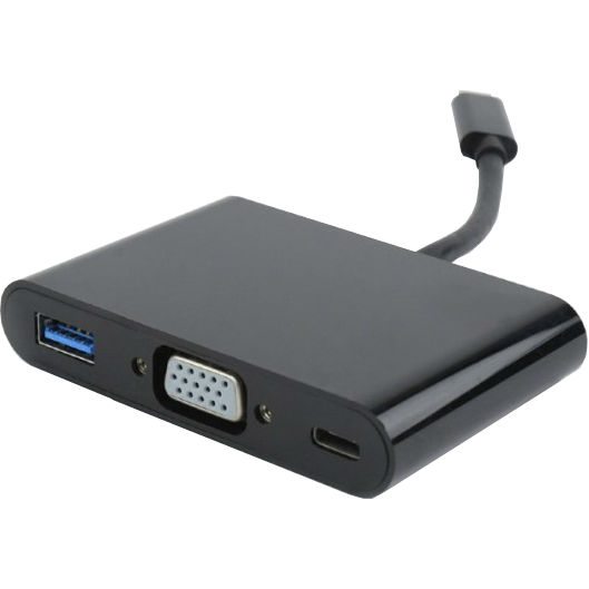 

Переходник CABLEXPERT USB Type-C на VGA/USB 3/Type-C питание (A-CM-VGA3in1-01), A-CM-VGA3in1-01