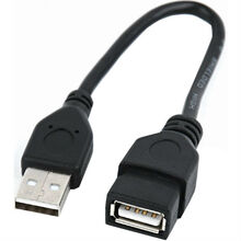 Кабель Cablexpert USB 2.0 AM - AF 0.15 м Black (CCP-USB2-AMAF-0.15 M)