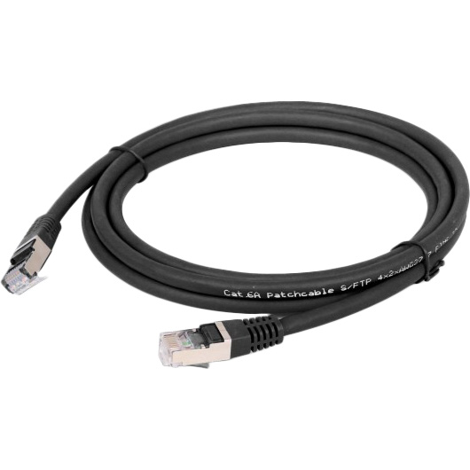 Патч-корд Cablexpert CAT6 S/FTP 1 м Black (PP6A-LSZHCU-BK-1M) Вид кабель