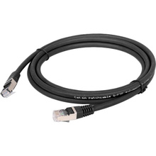 Патч-корд Cablexpert CAT6 S/FTP 1 м Black (PP6A-LSZHCU-BK-1M)