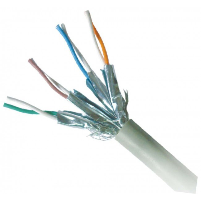 Патч-корд Cablexpert CAT6 S/FTP 1 м Black (PP6A-LSZHCU-BK-1M) Разъем 1 RJ45