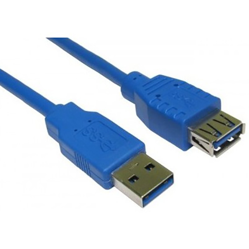 Кабель ATCOM USB 3.0 AM/AF ferrite 0.8 m (11202)