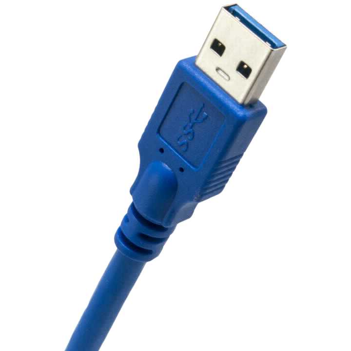 Кабель EXTRADIGITAL USB 3.0 AM - AF, 1.5 м, 28 AWG, Super Speed (KBU1632) Роз'єм 1 USB тип А (папа)