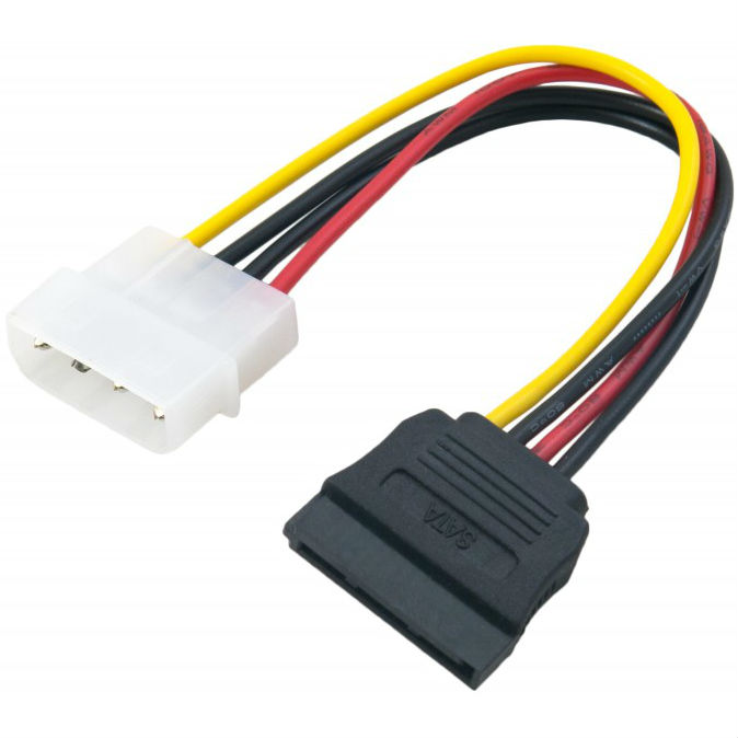 Кабель EXTRADIGITAL Serial ATA Power Cable 18 AWG 0.16 м (KBP1660) Вид кабель