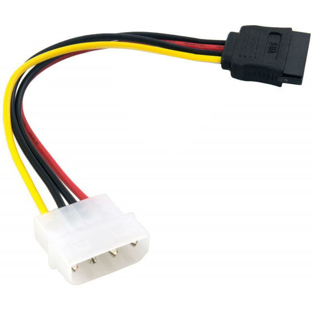 Кабель EXTRADIGITAL Serial ATA Power Cable 18 AWG 0.16 м (KBP1660) Длина 0.16