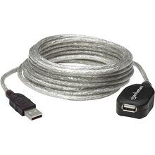 Кабель Manhattan USB - USB 5 м Black (519779)