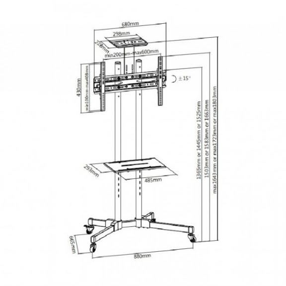 Стойка ITECHMOUNT T1028B Тип стойка