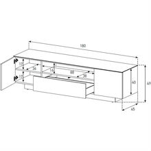 Тумба SONOROUS LBA 1830-GBLK