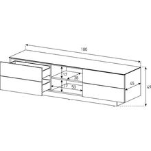 Тумба SONOROUS LBA 1840-GWHT