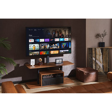 Тумба со стойкой OFFICEPRO TVS600 37"-80" Black/Walnut wood