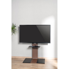 Стойка OFFICEPRO TVS605 45"-90" Black/Walnut wood