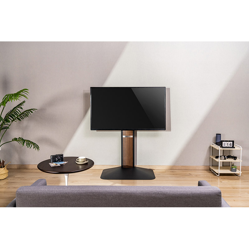 Внешний вид Стойка OFFICEPRO TVS535 32"-85" Black/Walnut wood