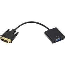 Переходник POWERPLANT DVI-D Dual Link (M) - VGA (F) 0.15 м (CA911141)