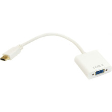 Перехідник POWERPLANT HDMI - VGA, 0.15 м (KD00AS1285)