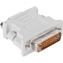 Перехідник PowerPlant DVI-D, VGA White (CA910298)