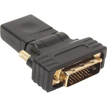 Переходник POWERPLANT HDMI AF - DVI (24+1) AM Black (KD00AS1301)