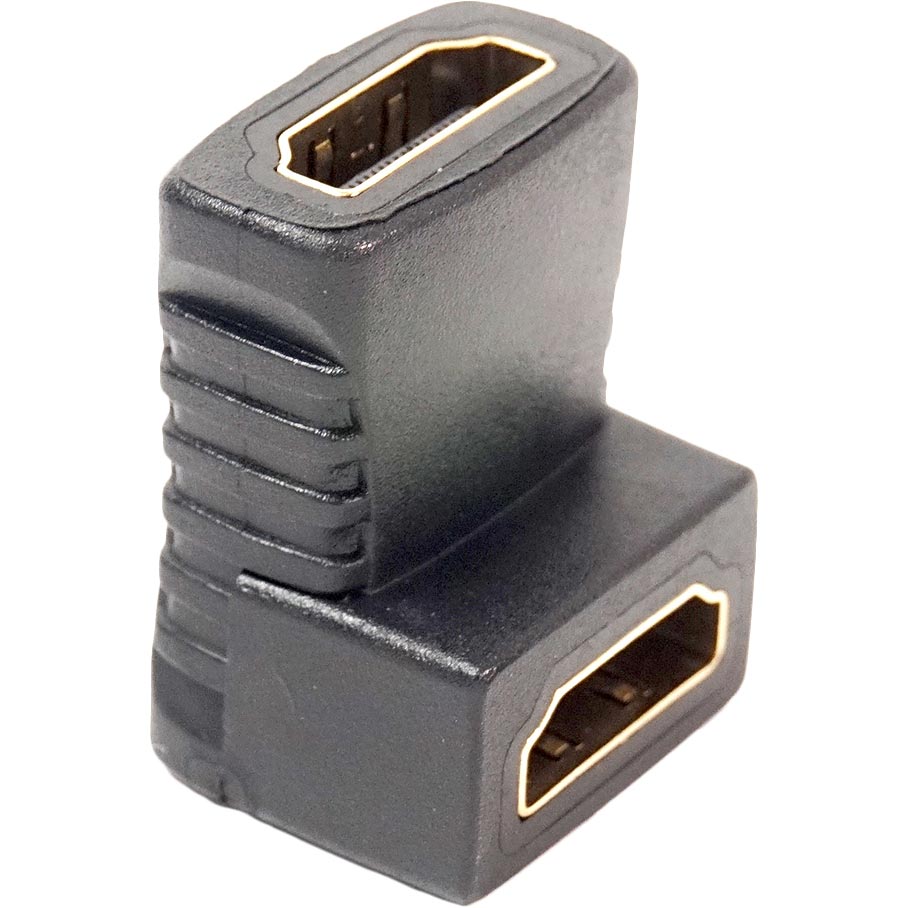 Перехідник POWERPLANT HDMI AF - HDMI AF Black (KD00AS1305) Вид перехідник