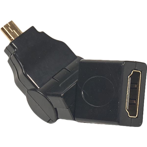 Перехідник POWERPLANT HDMI AF - micro-HDMI AM Black (CA910618)