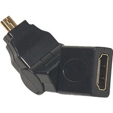 Переходник POWERPLANT HDMI AF - micro-HDMI AM Black (CA910618)