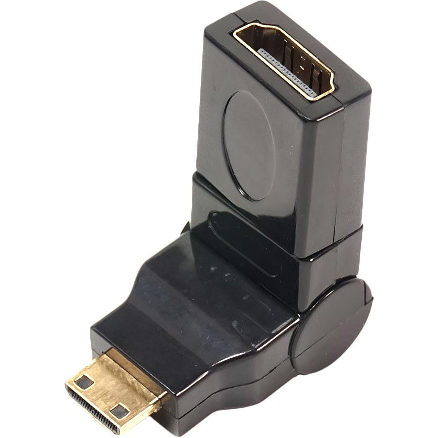 Переходник POWERPLANT HDMI AF - mini-HDMI AM Black (KD00AS1300) Вид переходник