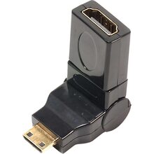 Переходник POWERPLANT HDMI AF - mini-HDMI AM Black (KD00AS1300)