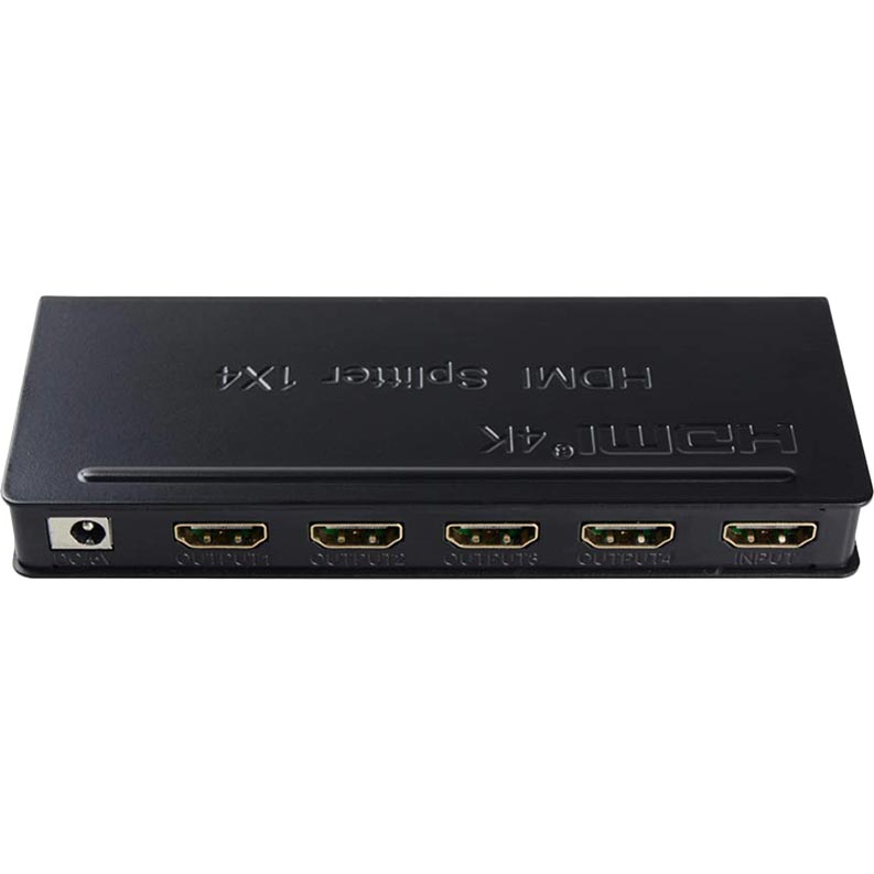 Спліттер PowerPlant HDMI - 4 х HDMI Black (CA911509) Вид перехідник