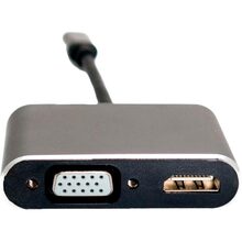 Перехідник EXTRADIGITAL USB Type-C - HDMI / VGA 0.15 м (KBV1743)
