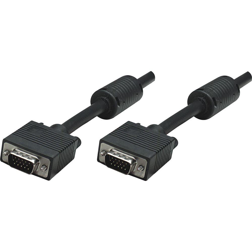 Кабель Manhattan VGA - VGA 1.8 м, Black (317757)