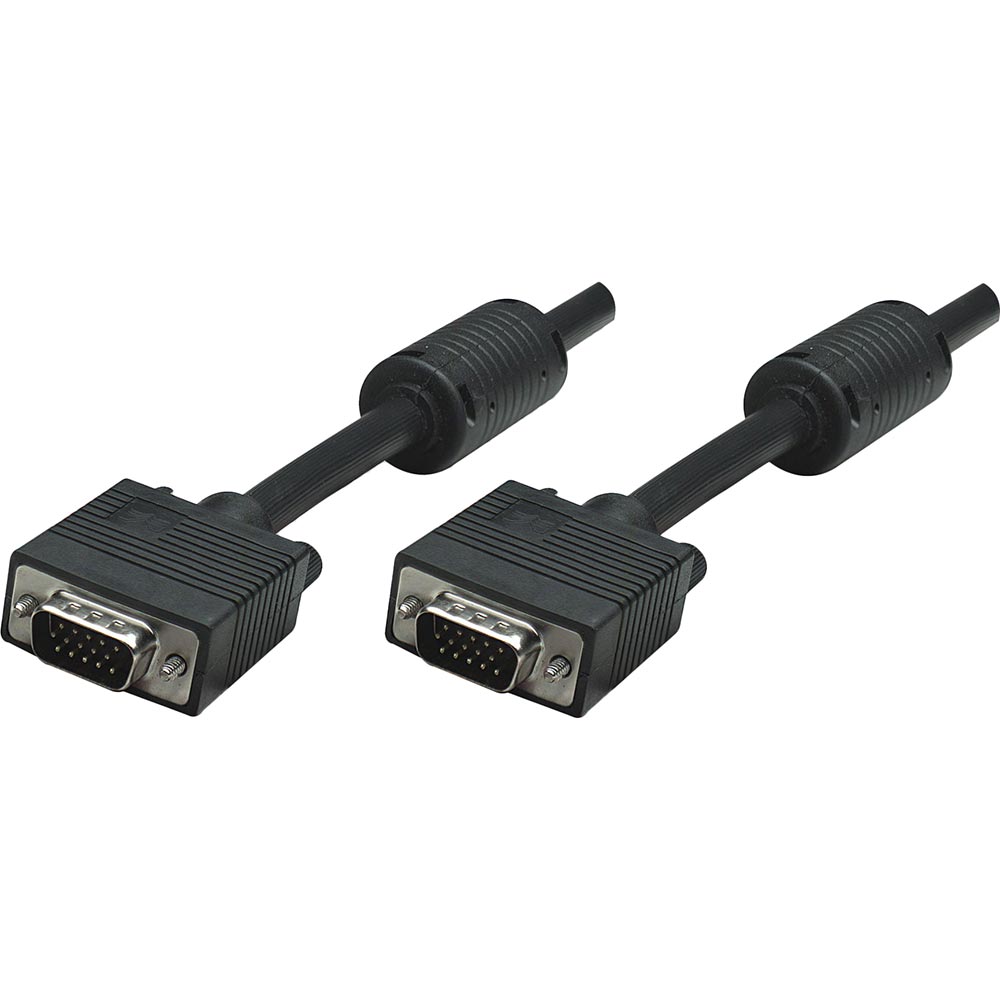 

Кабель Manhattan VGA - VGA 10.0 м Black (317696), VGA 15M-15M,10.0 м, Manhattan