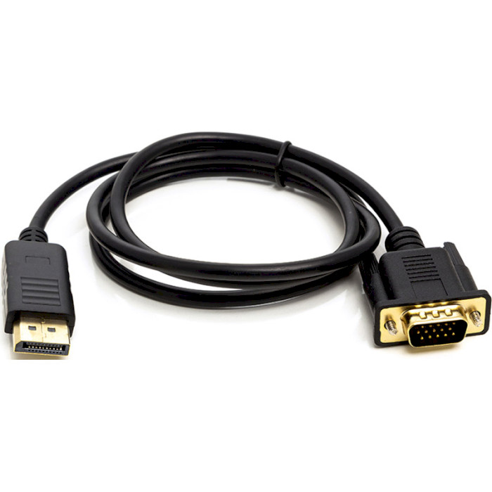 Кабель POWERPLANT DisplayPort (M) - VGA (M) 1 м (CA911882)