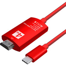 Кабель EXTRADIGITAL USB Type-C - HDMI 2м Red (KBH1751)