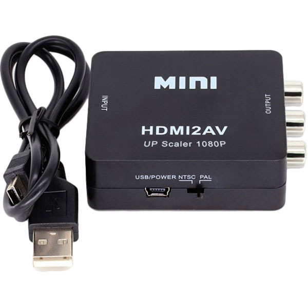 Перехідник EXTRADIGITAL HDMI AV Black (KBH1762)