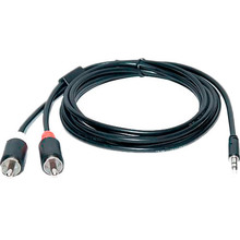 Кабель REAL EL EL123500042 mini-jack 3.5 мм(M)-2xRCA(M) 1.8 м Black (EL123500042)