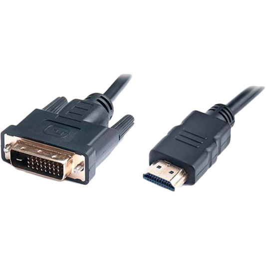 Кабель REAL EL HDMI-DVI M-M 1.8 м Black (EL123500013) Вид переходник