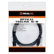 Кабель REAL EL Optical Toslink M-M 2m black (EL123500037)