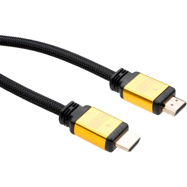 

Кабель VINGA HDMI - HDMI 10 м (VCPDCHDMI2VMM10BK), HDMI to HDMI 10.0m metal V2.0 (VCPDCHDMI2VMM10BK)