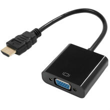 Перехідник VINGA HDMI - VGA 1080p (VCPAHDMIM2VGAFBK)