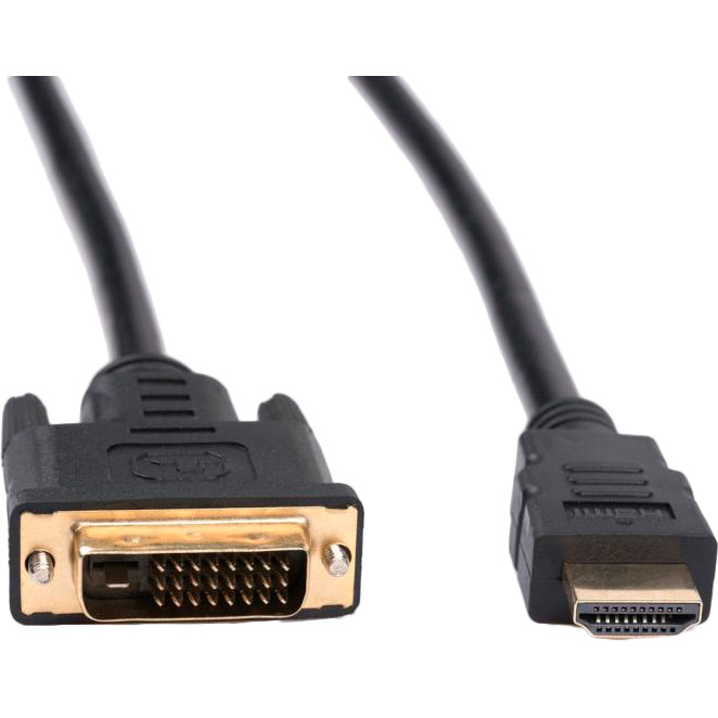 Кабель VINGA HDMI - DVI-D 24+1 1.8 м (VCPHDMIDVI1.8) Вид кабель