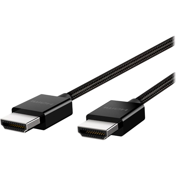 Кабель BELKIN HDMI - HDMI 2.1 4K/120Hz or 8K/60Hz 1 м Black (AV10176BT1M-BLK) Вид кабель