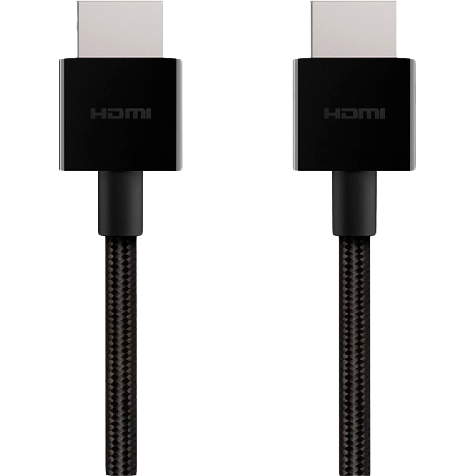 Кабель BELKIN HDMI - HDMI 2.1 4K/120Hz or 8K/60Hz 2 м Black (AV10176BT2M-BLK) Вид кабель