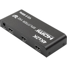 Спліттер POWERPLANT HDMI 2 х HDMI V2.0 4K/60hz HDSP2-V2.0 Black (CA912476)